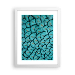 Plagát v bielom ráme - Veľká slávnosť peria - 30x40 cm