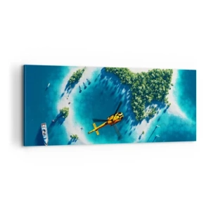 Obraz na plátne - Kúp si ostrov - 100x40 cm