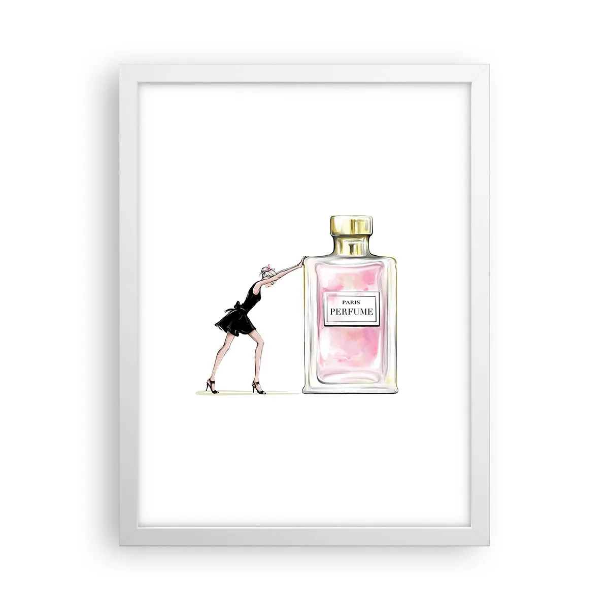 Plagát v bielom ráme - Podstata ženskosti - 30x40 cm