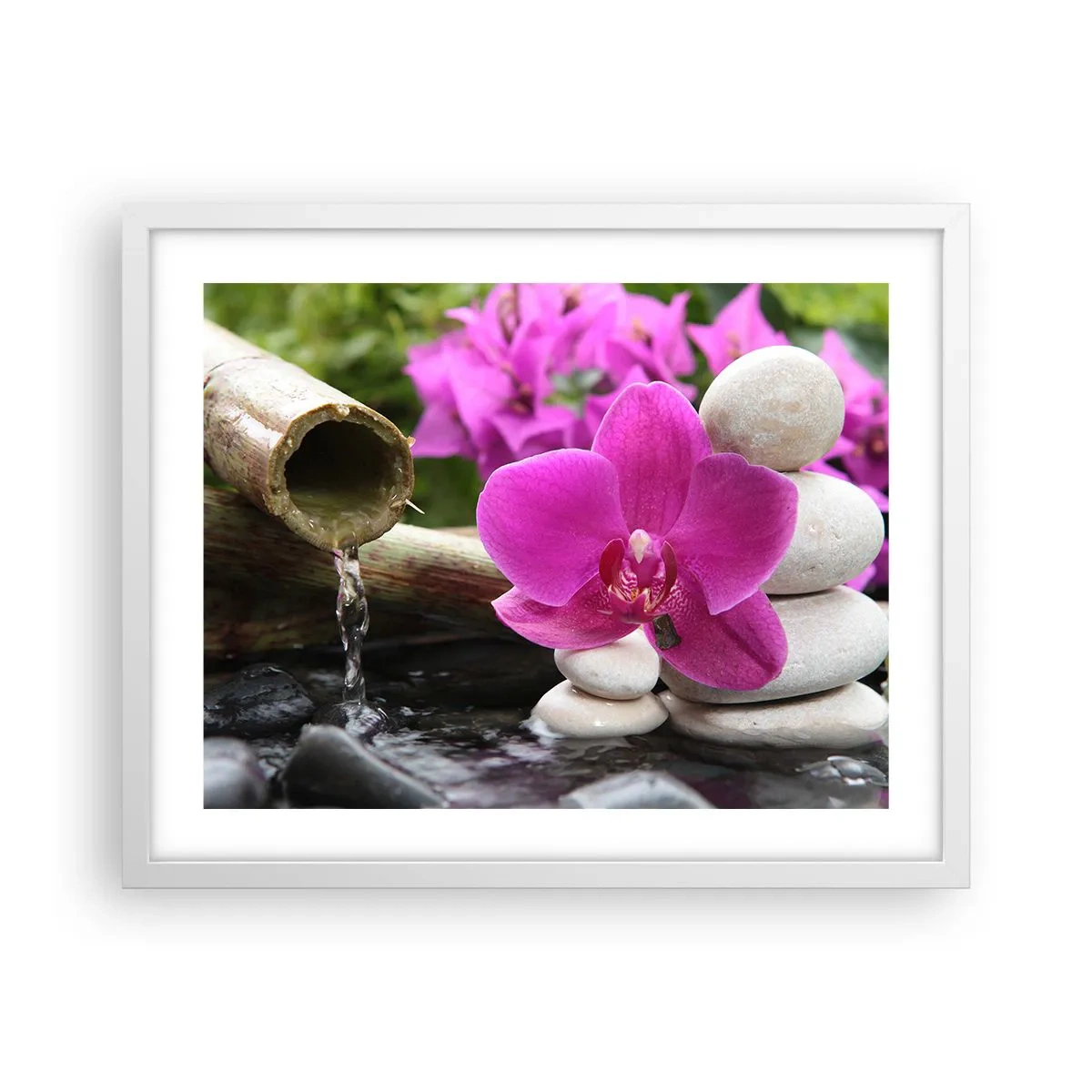 Plagát v bielom ráme - Už odpočívaš - 50x40 cm