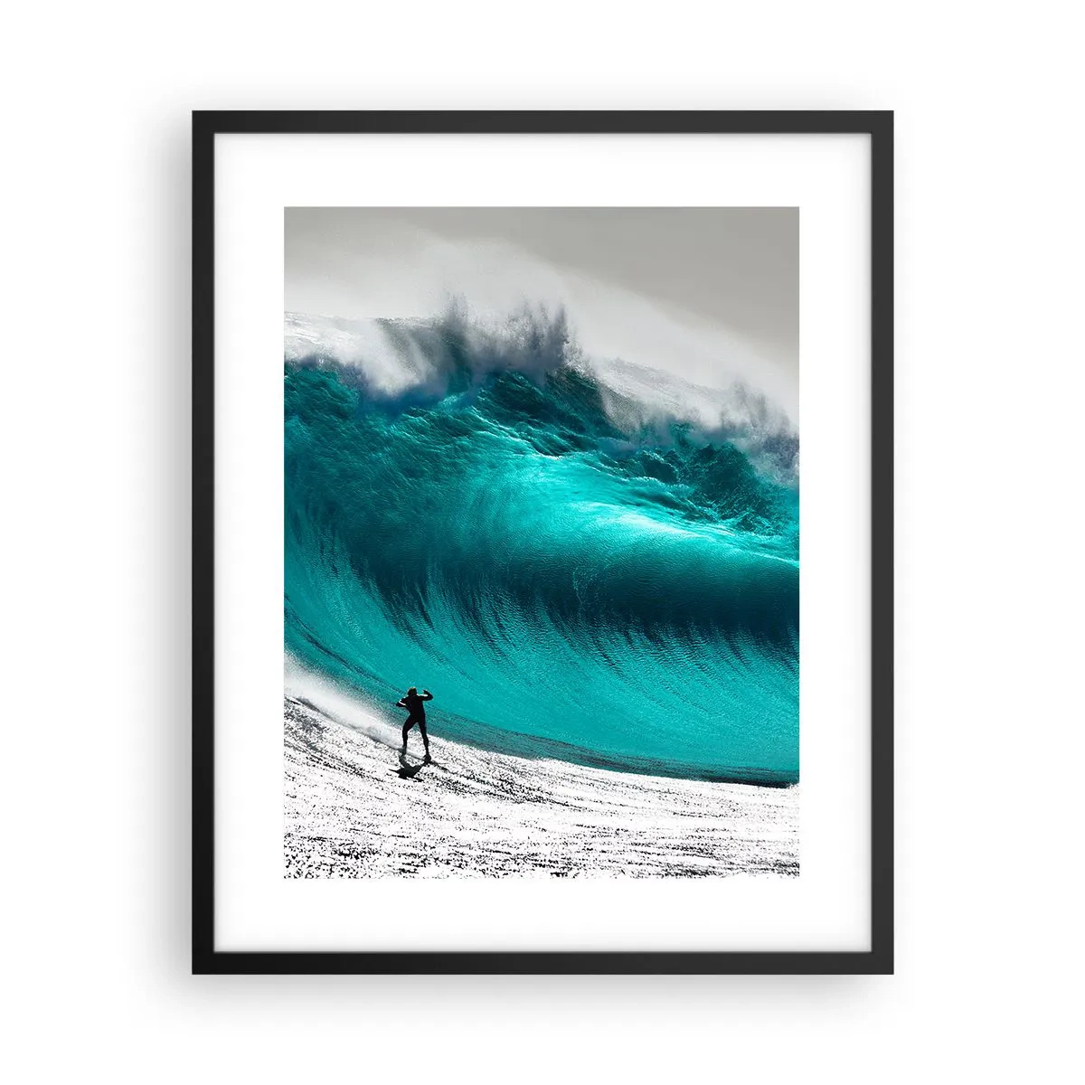 Plagát v čiernom ráme - Výzva prijatá - 40x50 cm