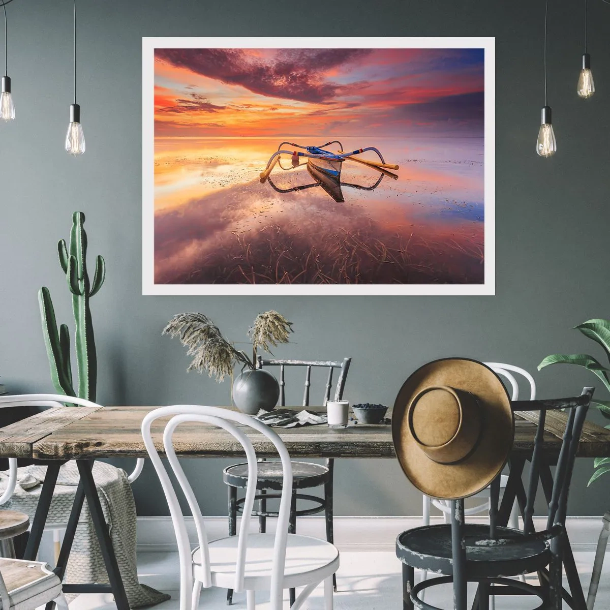 Plagát - Pokoj tropického večera - 100x70 cm