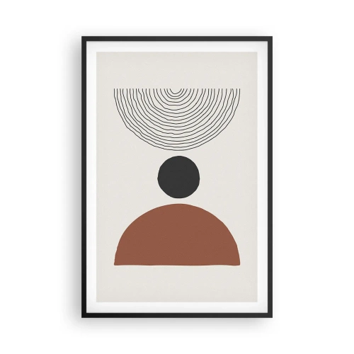Plagát v čiernom ráme - V centre pozornosti - 61x91 cm