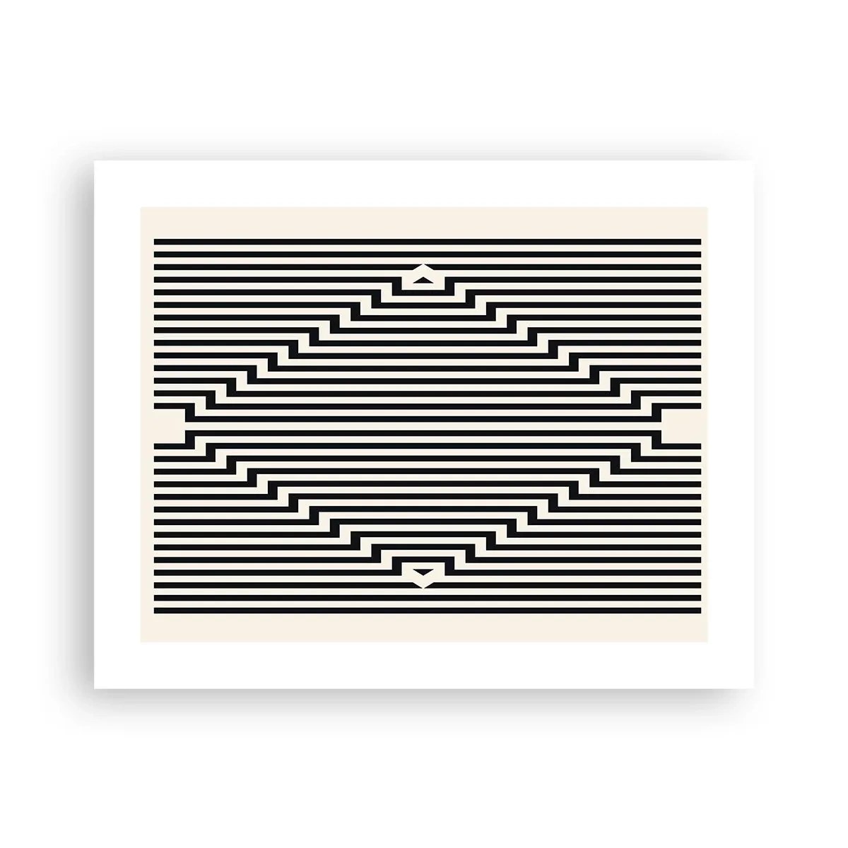 Plagát - Geometrická ilúzia - 50x40 cm