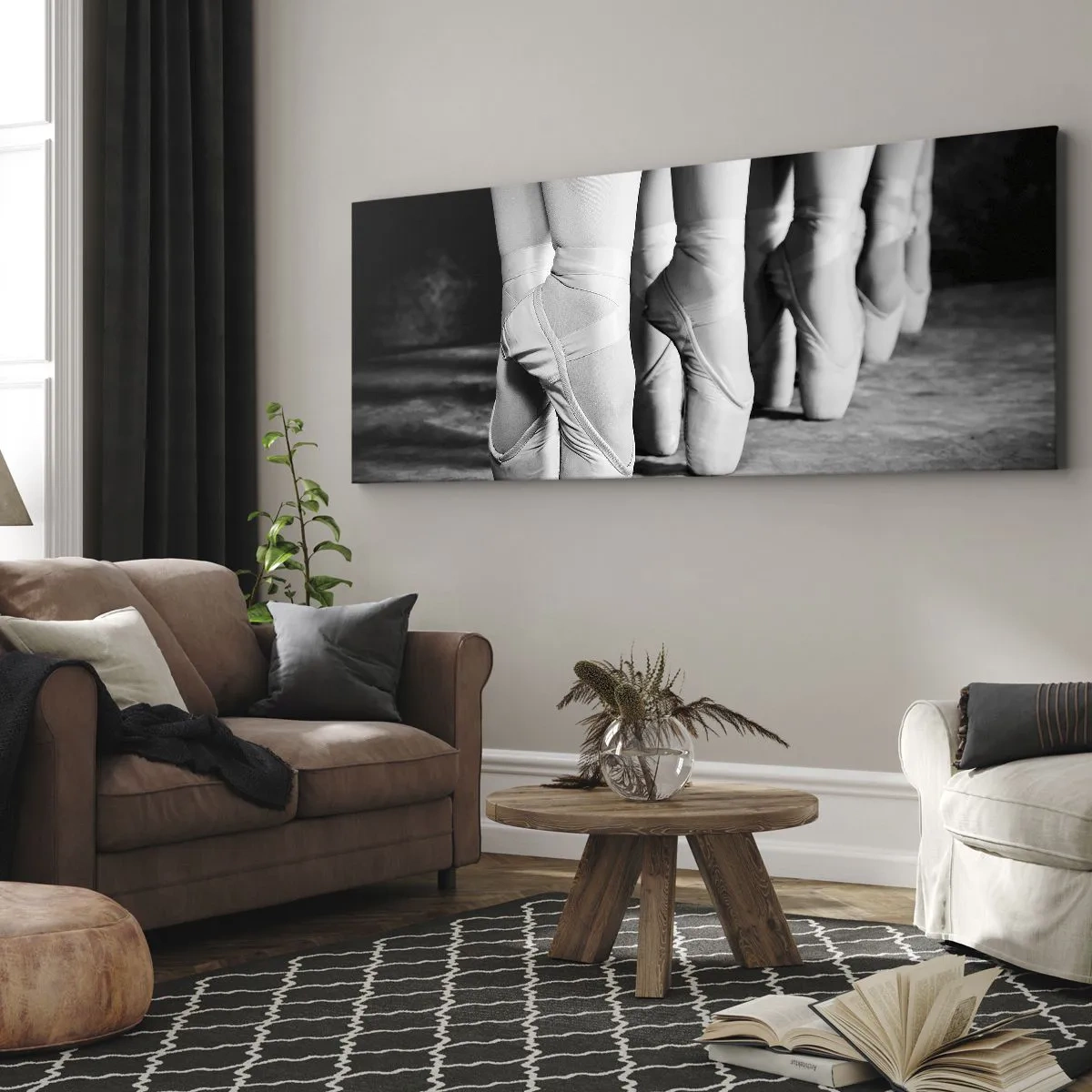Obraz na plátne - Spoločne, ľahko - 100x40 cm