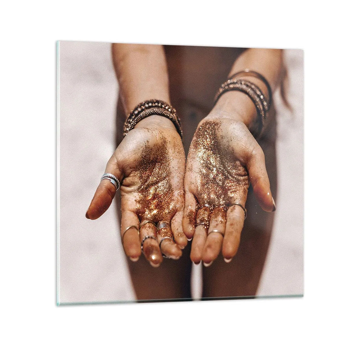 Obraz na skle - Darček pre teba - 70x70 cm