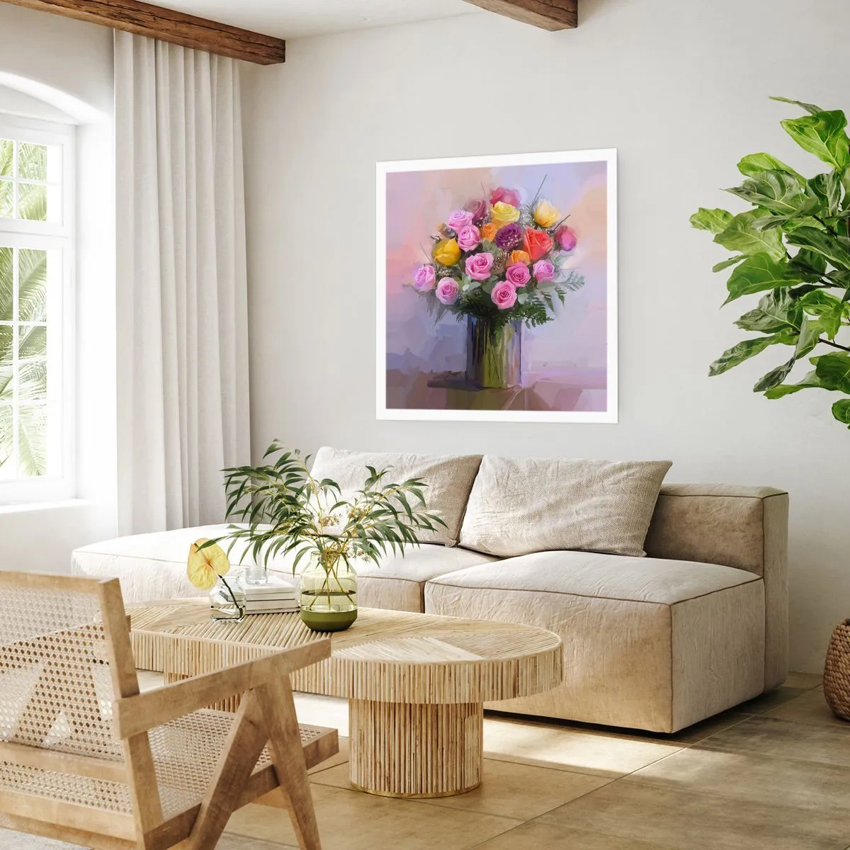 Plagát - Zachytená krása - 40x40 cm