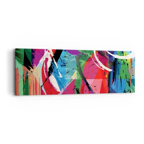 Obraz na plátne - Rýchlo, živo a čulo - 90x30 cm