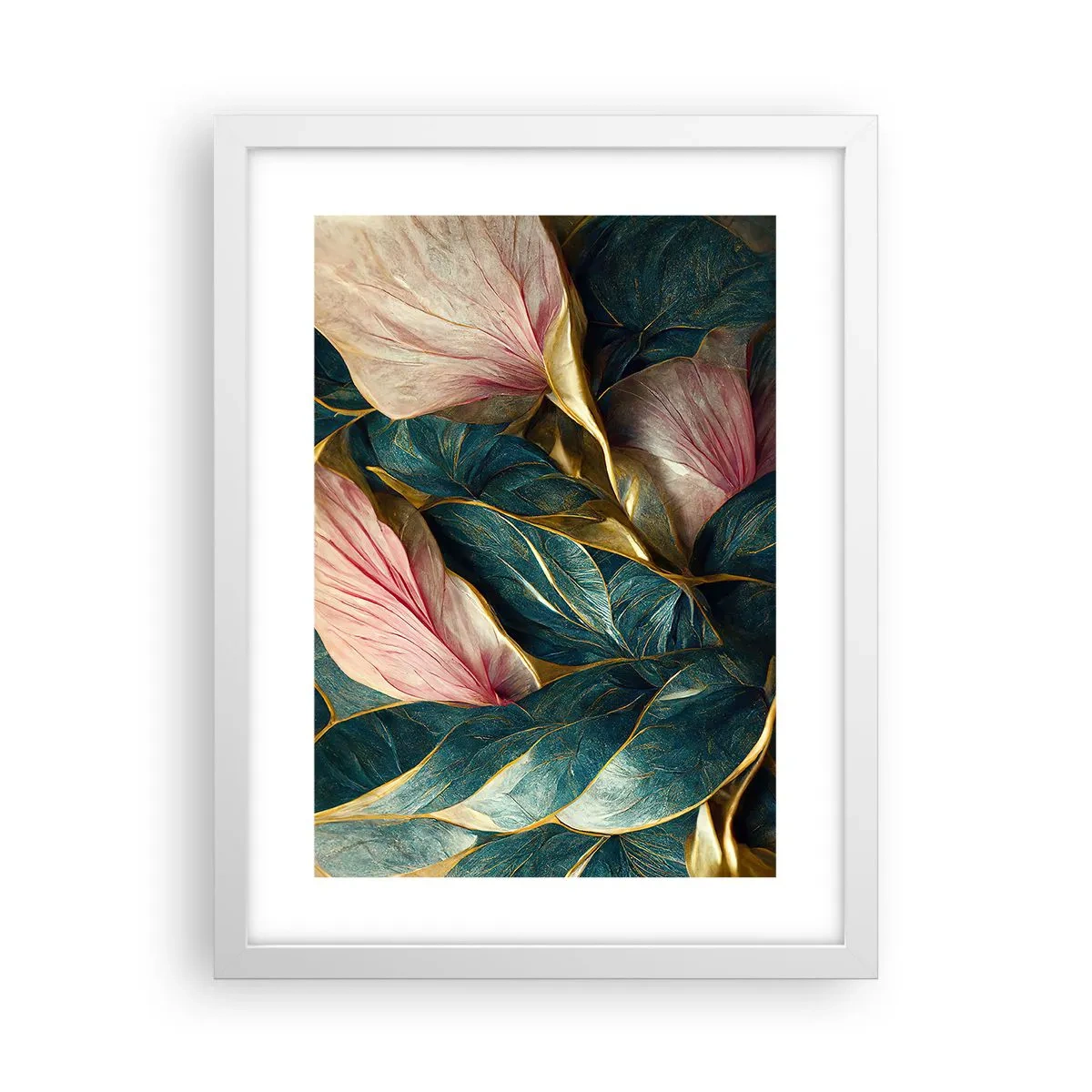 Plagát v bielom ráme - Prirodzená elegancia a štýl - 30x40 cm