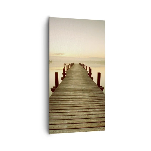 Obraz na plátne - Úsvit, svitanie, svetlo - 65x120 cm