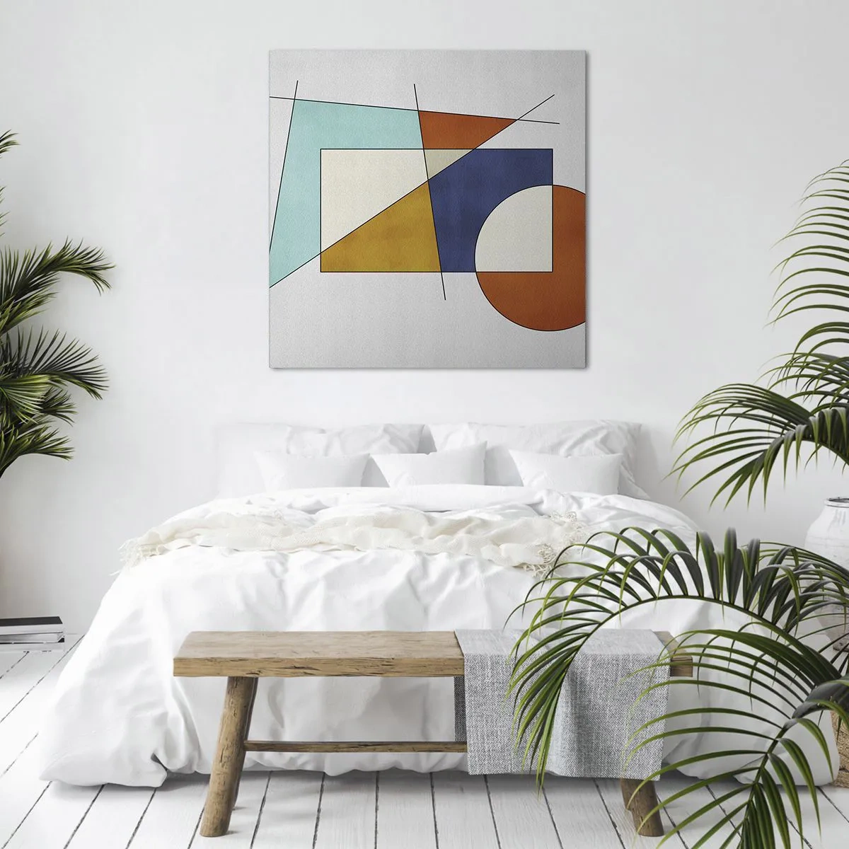 Obraz na plátne - Abstrakcia: modernistická zábava - 70x70 cm