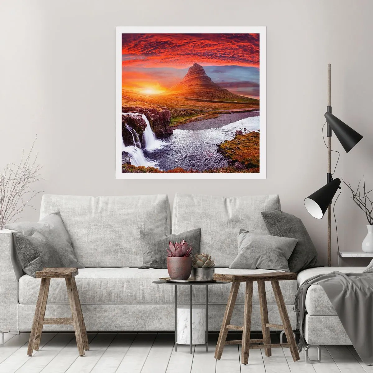 Plagát - Pohľad na Stredozem - 50x50 cm