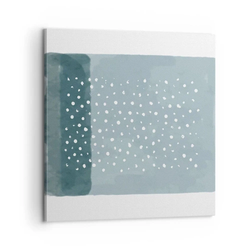 Obraz na plátne - Pestované na modrej - 60x60 cm