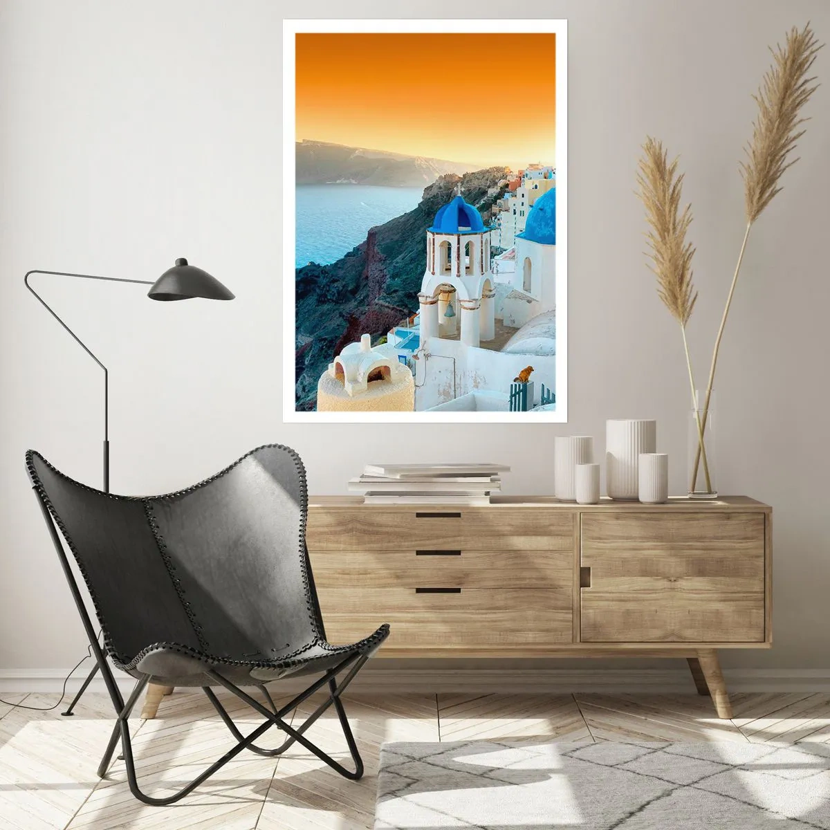 Plagát - Santorini - v náruči skál - 61x91 cm