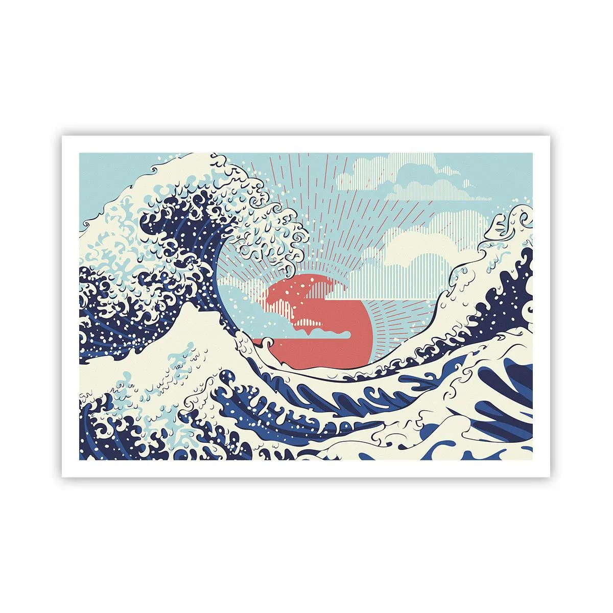 Plagát - Z japonských inšpirácií - 100x70 cm
