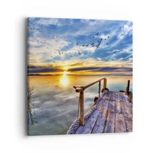 Obraz na plátne - Vietor ide odpočívať - 40x40 cm