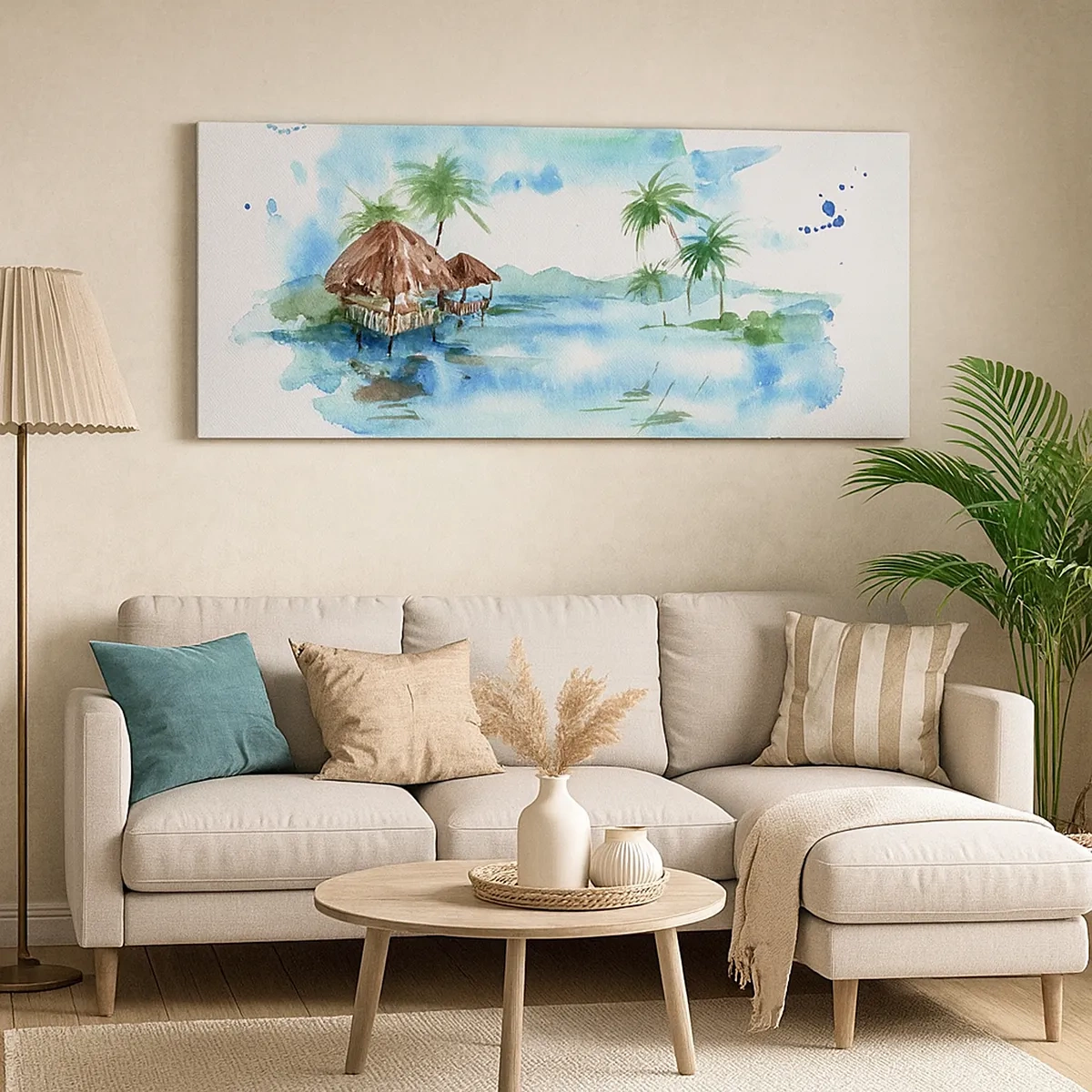 Obraz na plátne - Niekde v Pacifiku - 30x30 cm