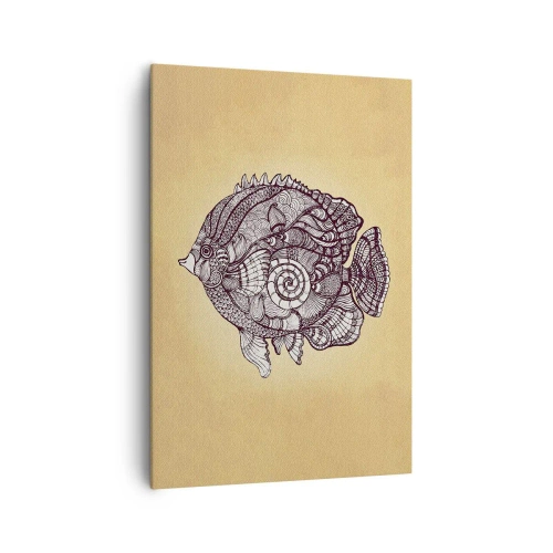 Obraz na plátne - Z oceánu ornamentov - 70x100 cm