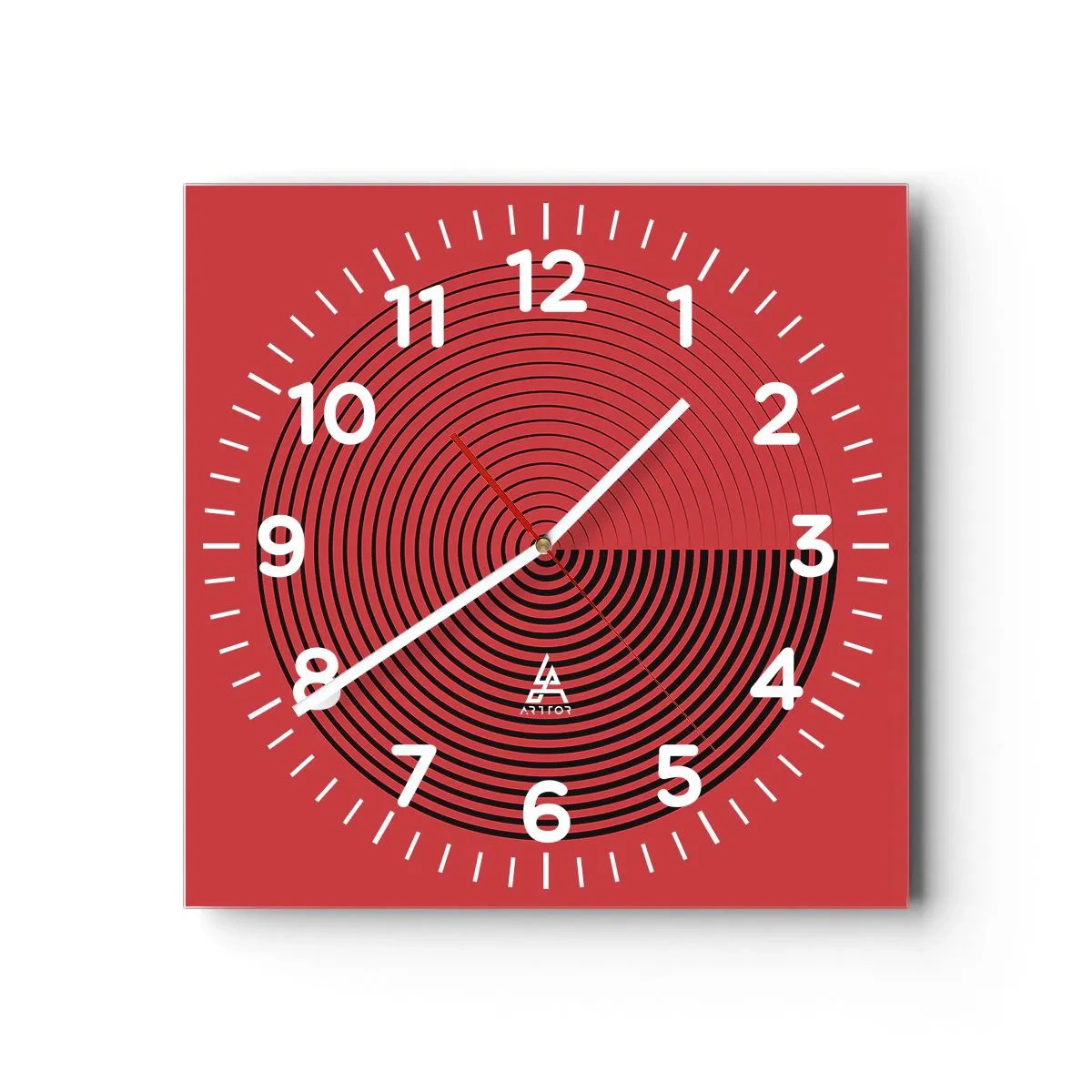 Nástenné hodiny - Kruhový pohyb - 30x30 cm