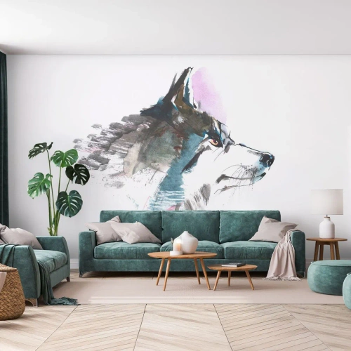 Fototapeta Premium Canvas - My o vlku - Abstrakcia, Zvieratá, pes - 300x210 cm