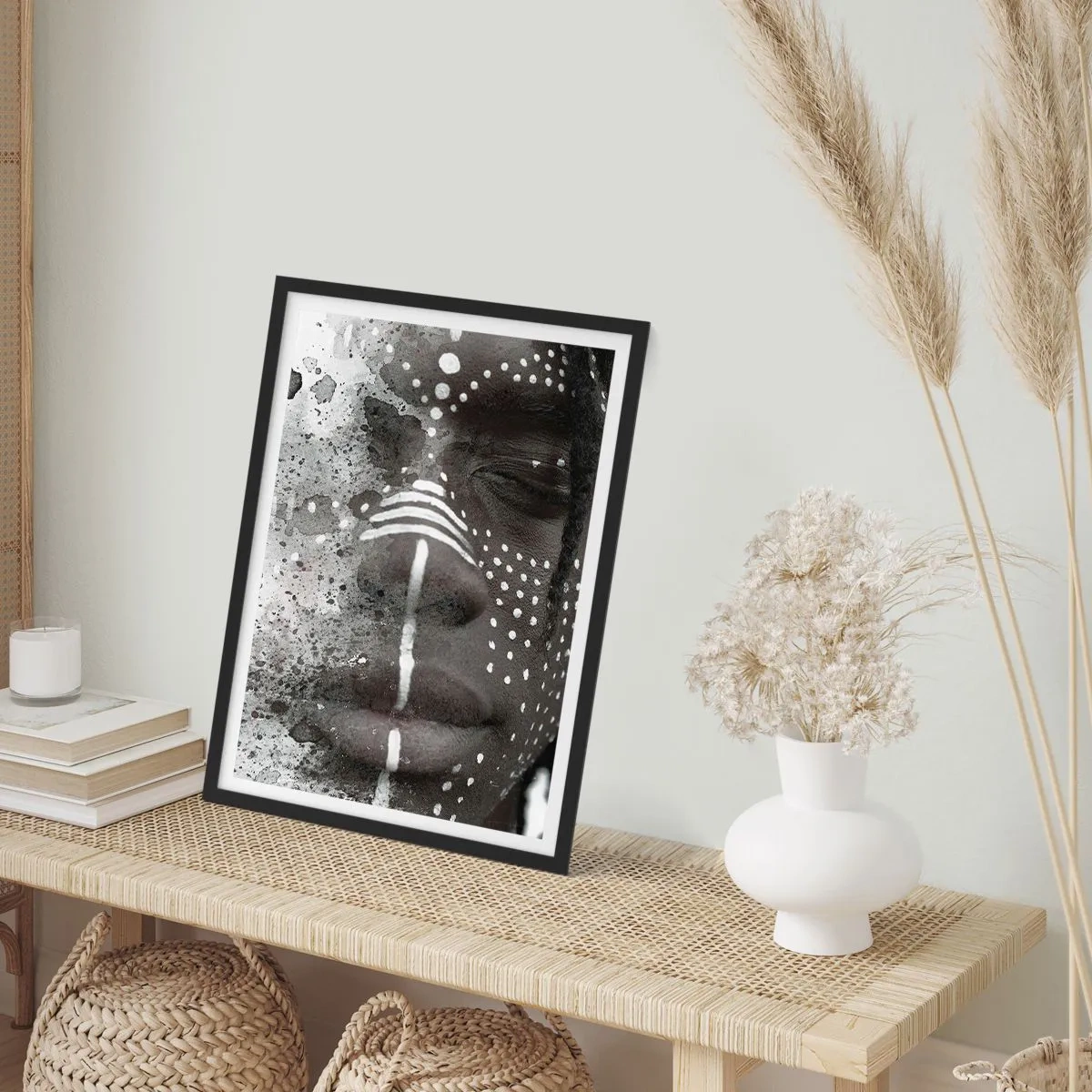Plagát v čiernom ráme - Objav pôvodného ducha - 30x40 cm