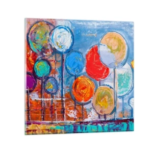 Obraz na skle - Rozmanitosti - 50x50 cm