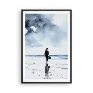 Plagát v čiernom ráme - Rozhovor s morom - 61x91 cm
