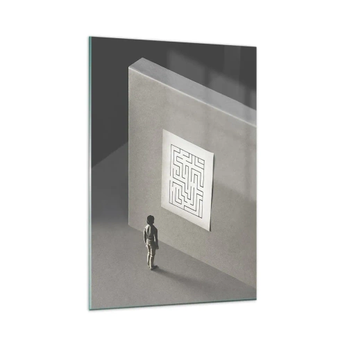 Obraz na skle - Kde to ale som? - 80x120 cm