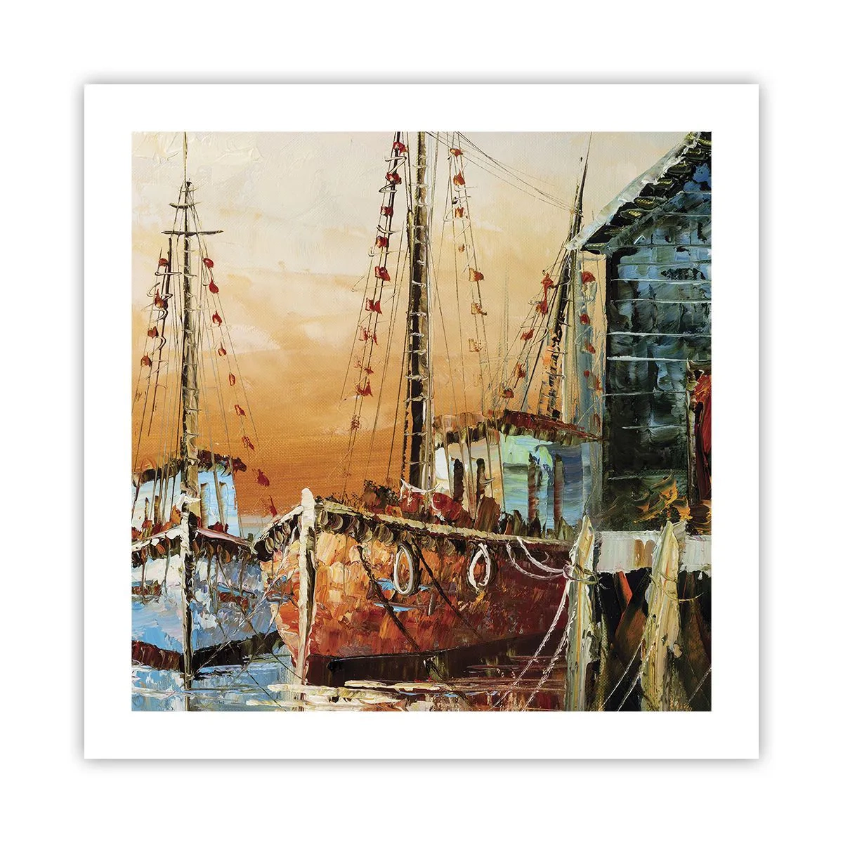 Plagát - Pokojný návrat - 50x50 cm