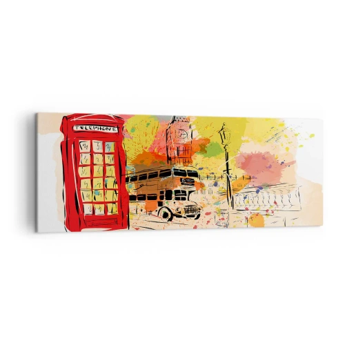 Obraz na plátne - Mesto rôznorodostí - 140x50 cm