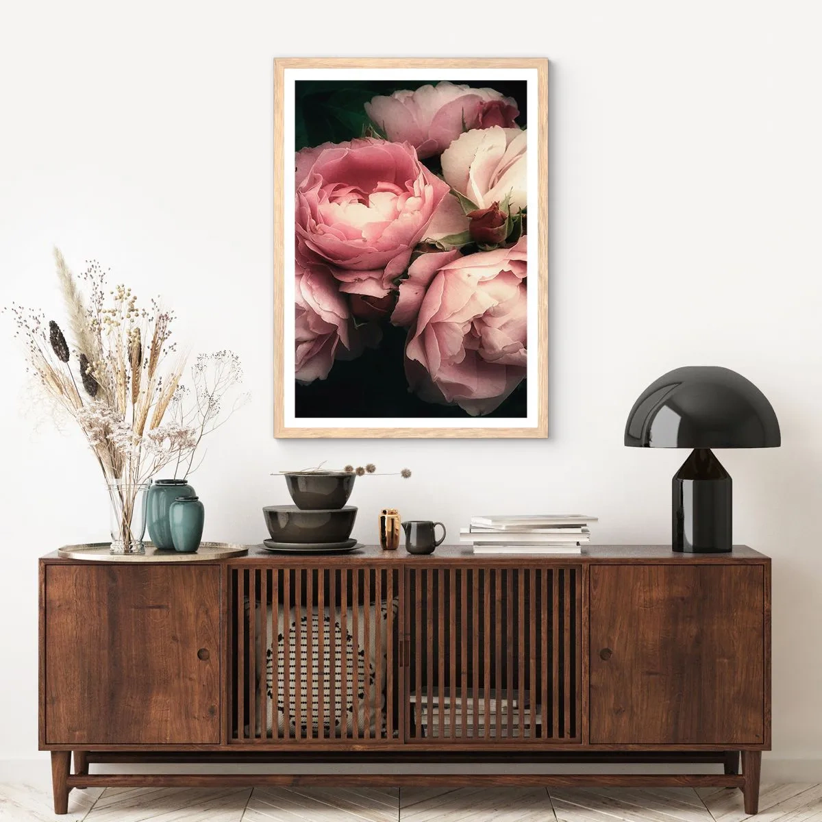 Plagát v ráme zo svetlého duba - Kúzlo belle epoque - 50x70 cm