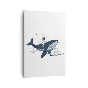 Obraz na plátne - Vesmírne dobrodružstvo - 70x100 cm