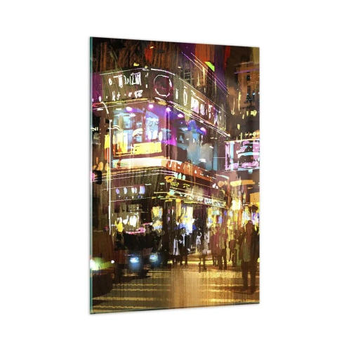 Obraz na skle - V mori svetla - 80x120 cm