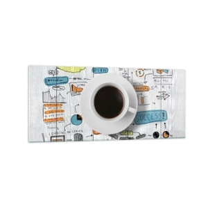 Obraz na skle - Čas na prestávku - 120x50 cm
