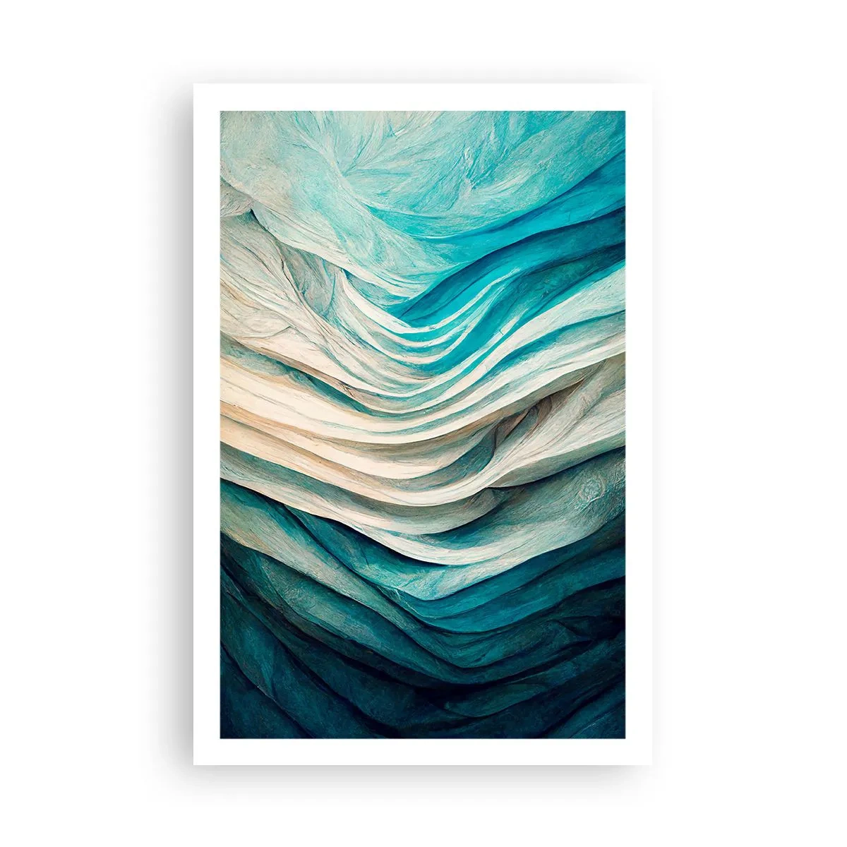 Plagát - Modrá neukojiteľnosť - 61x91 cm