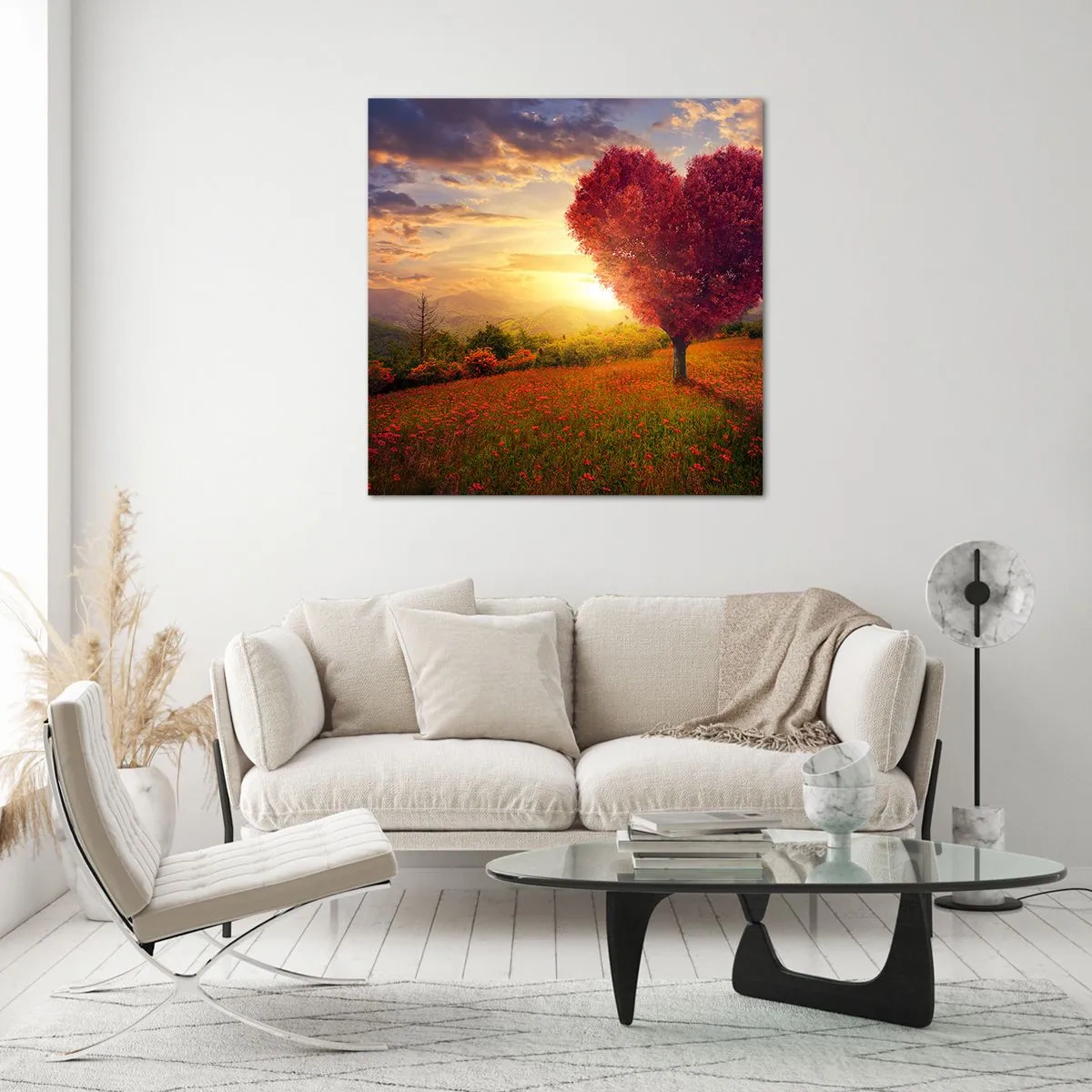 Obraz na skle - Je to dojemné - 40x40 cm