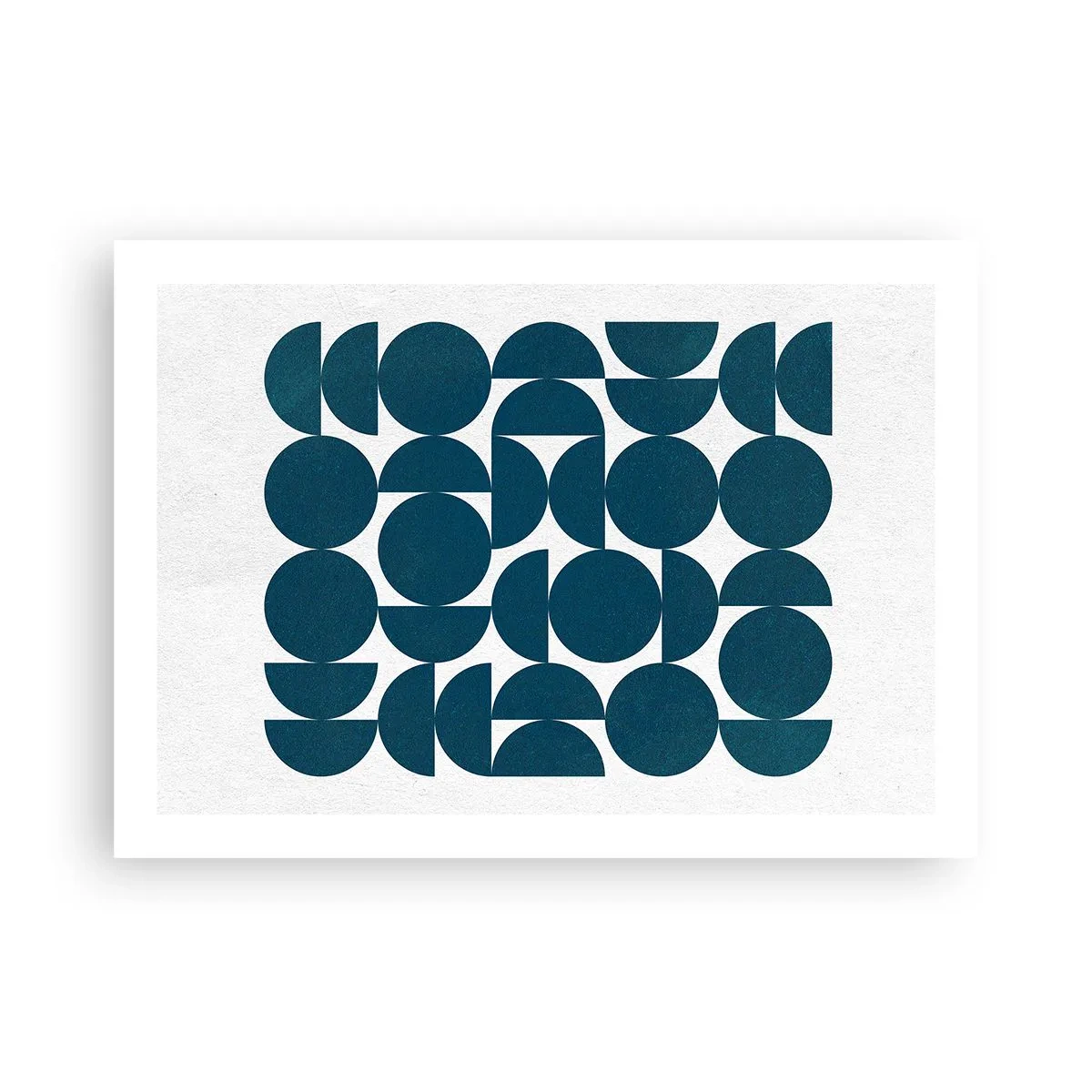 Plagát - Kruhy a polkruhy - 70x50 cm