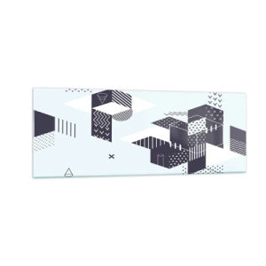 Obraz na skle - V duši matematika - 140x50 cm