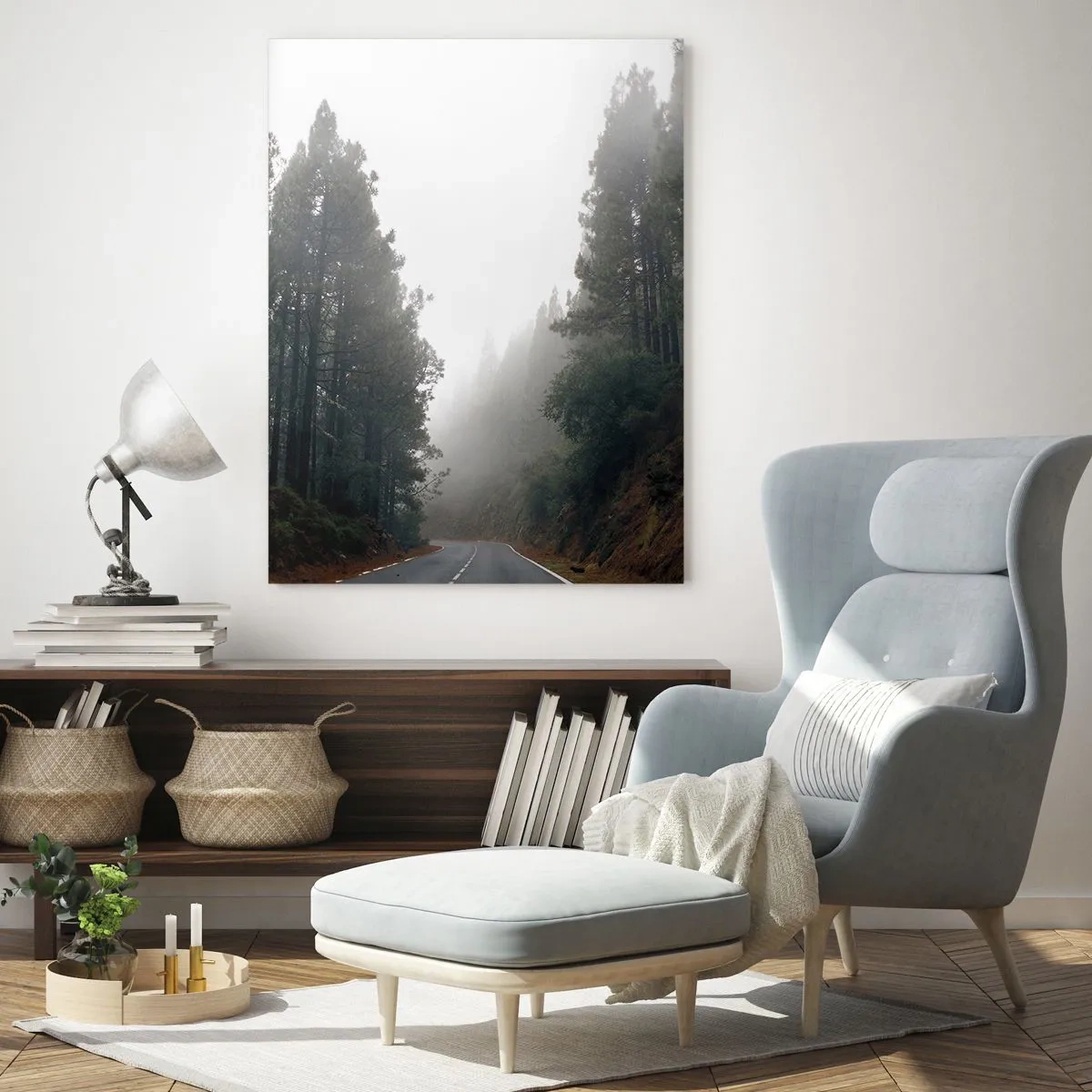 Obraz na skle - Príbeh kúzelného lesa - 70x100 cm