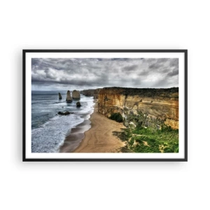 Plagát v čiernom ráme - Drsná krása - 91x61 cm