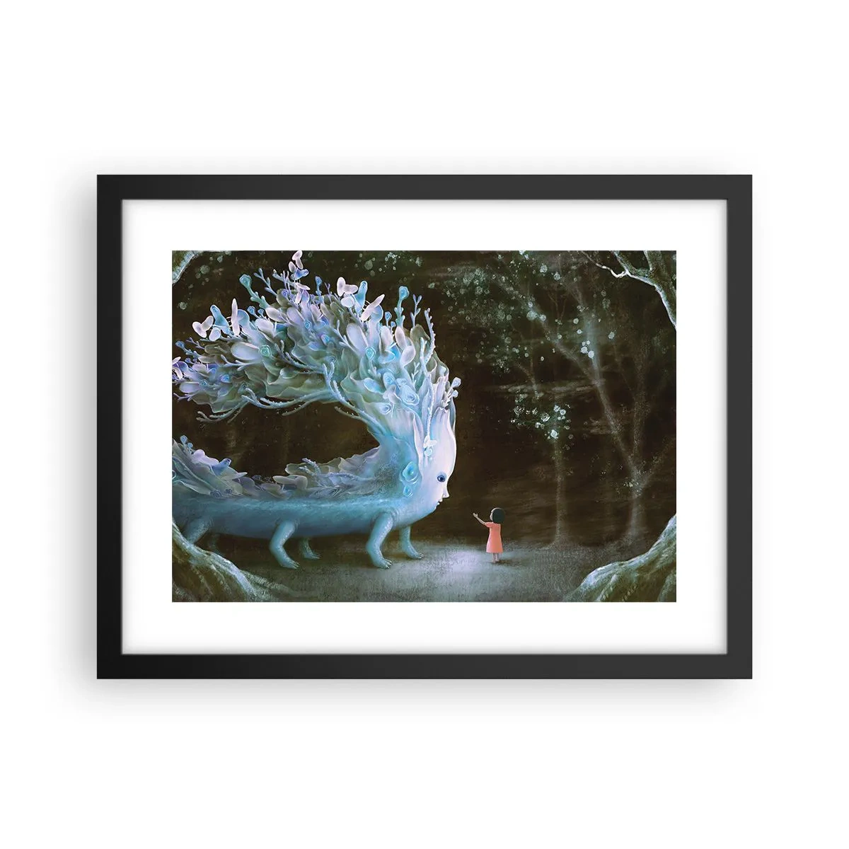 Plagát v čiernom ráme - Fantastické stretnutie - 40x30 cm