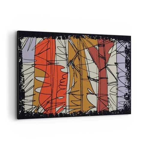 Obraz na plátne - Spontánna kompozícia - 100x70 cm