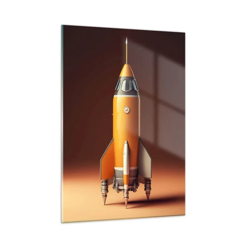 Obraz na skle - Začína to snom - 50x70 cm