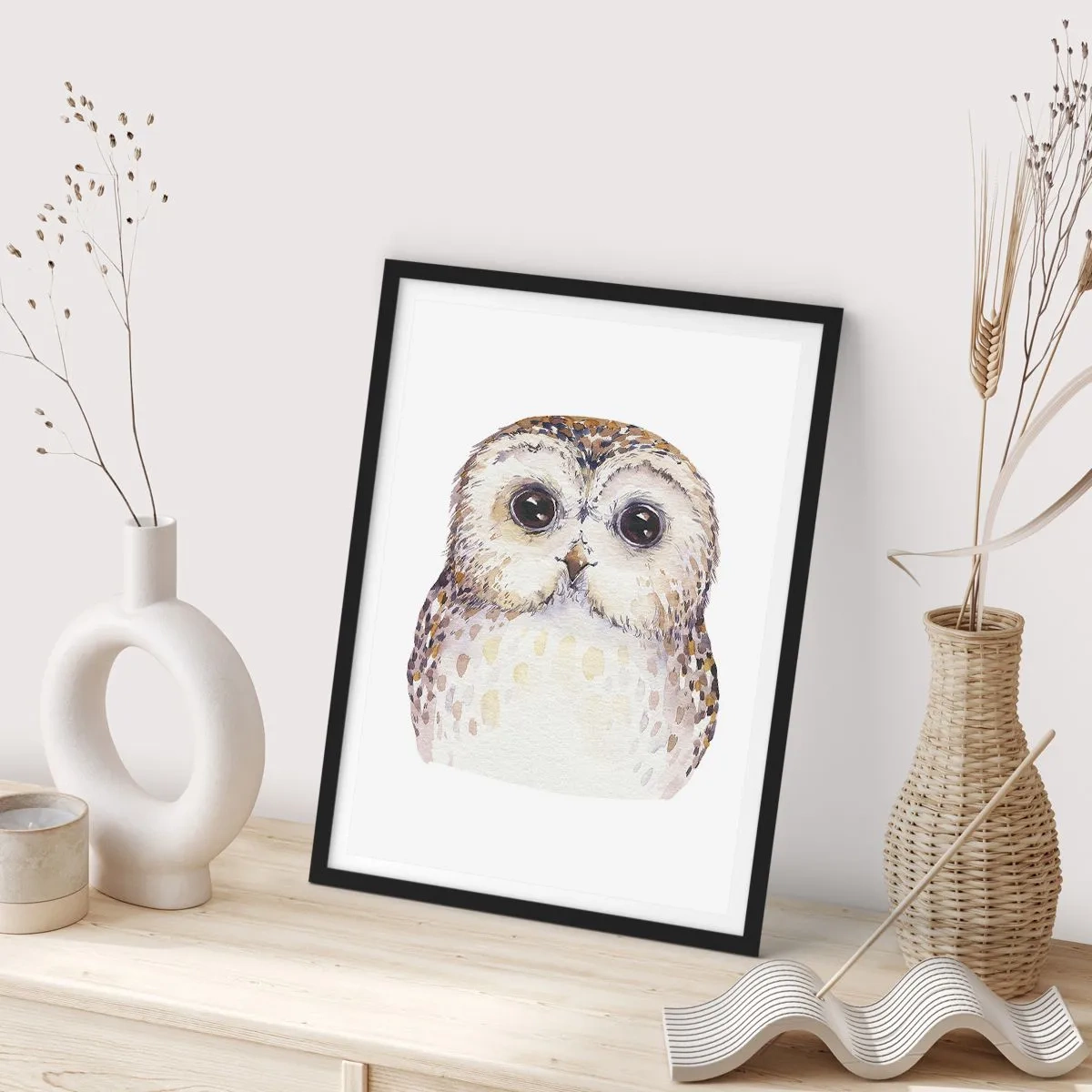 Plagát v čiernom ráme - Pozri sa mi do očí - 30x40 cm