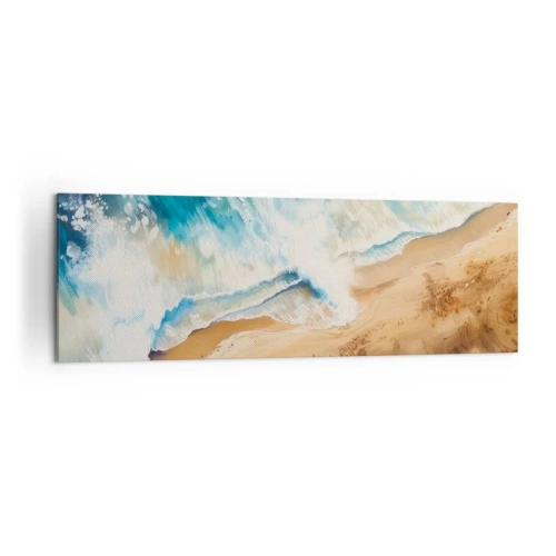 Obraz na plátne - Vlna, ktorá sa vracia - 160x50 cm