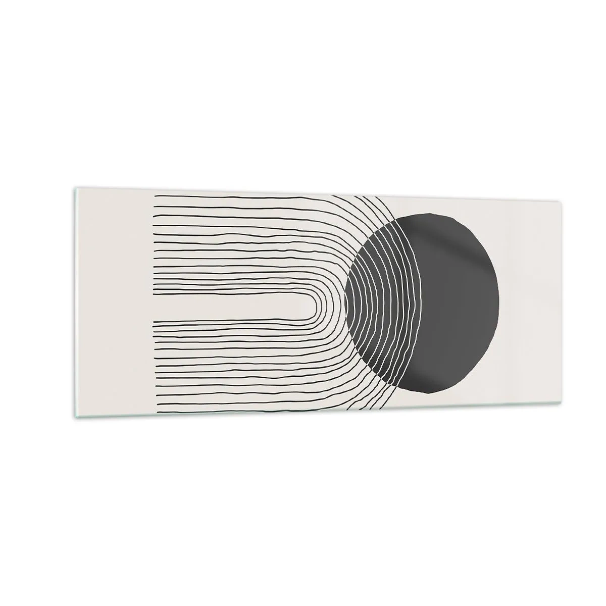 Obraz na skle - Chvenie a istota - 100x40 cm