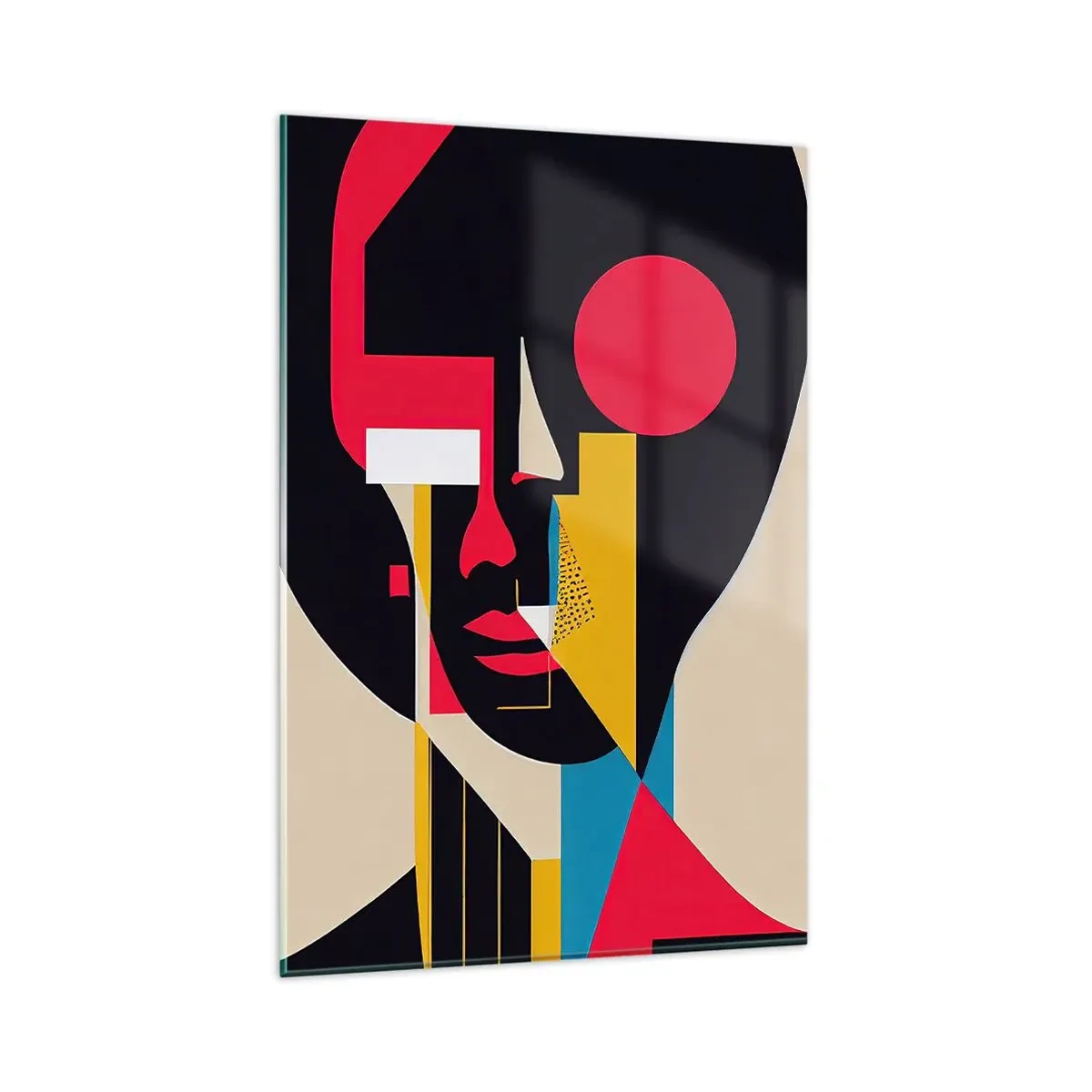 Obraz na skle - Jej vnútorný svet - 80x120 cm