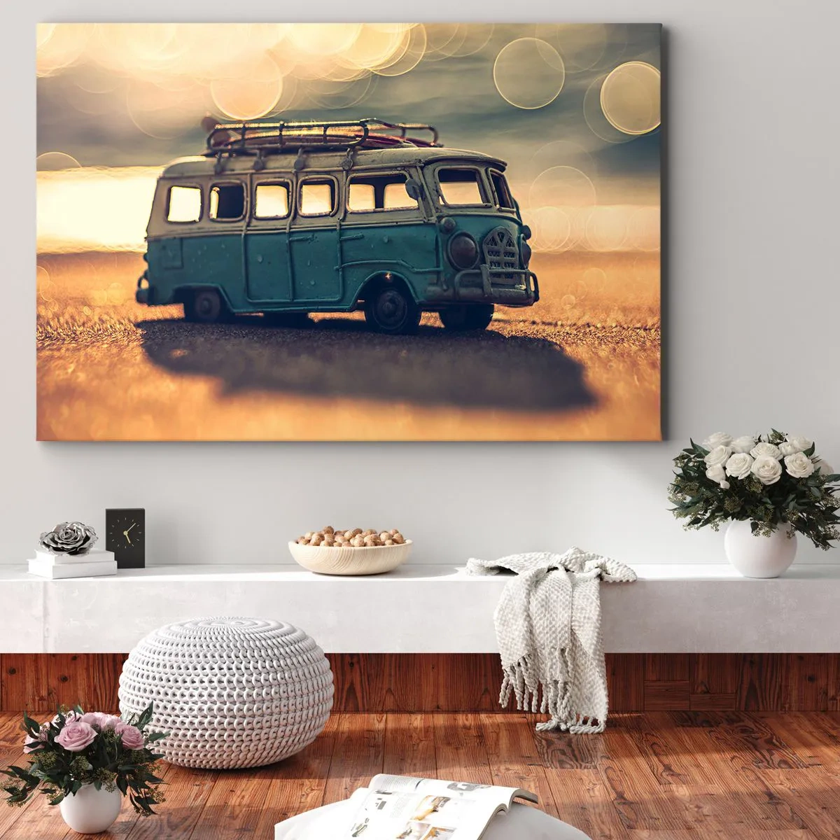 Obraz na plátne - Koniec bôžikov: peňazí a práce - 120x80 cm