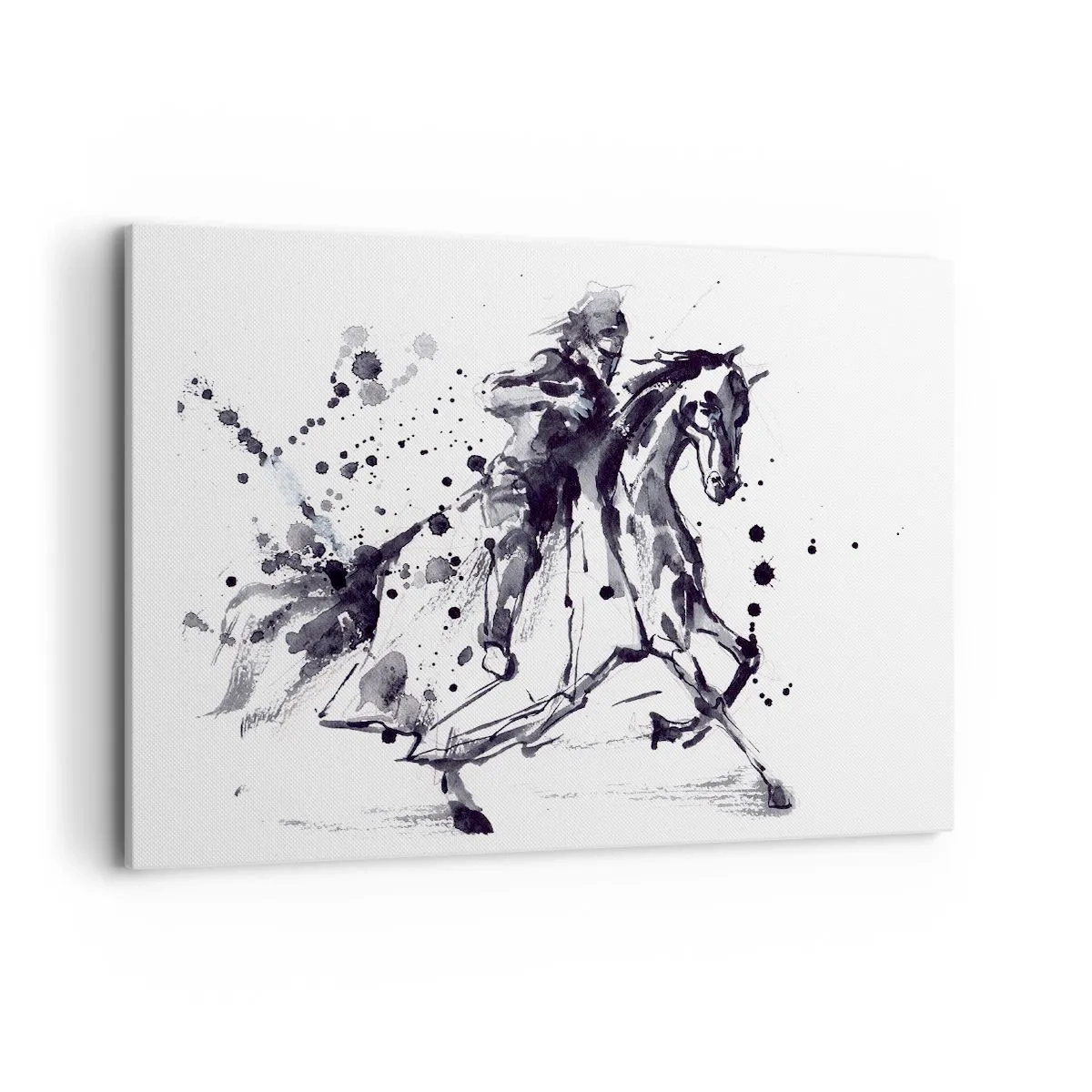 Obraz na plátne - Čierny rytier - 100x70 cm