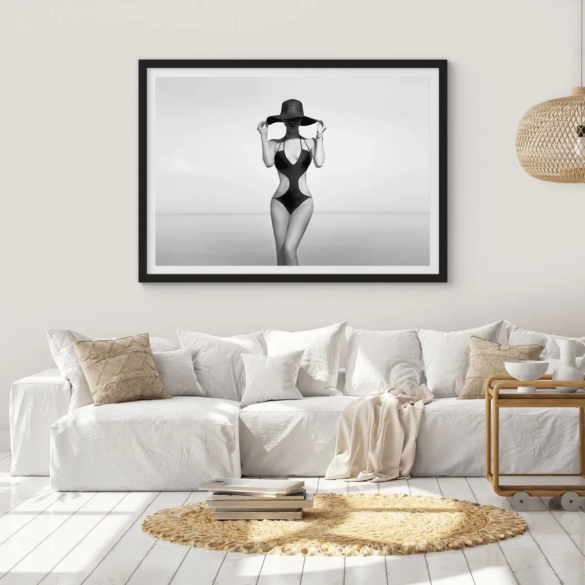 Plagát v čiernom ráme - Volám sa: Elegancia - 70x50 cm
